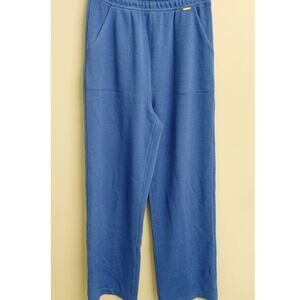 St. John Sport Pants Royal Blue Small Pull On Marie Gray Wool Blend